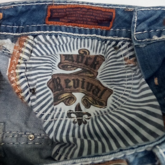 Rock Revival NWT Jeans Women's 26 Lacey Boot Cut Embellished Rhinestones - Picture 9 of 9